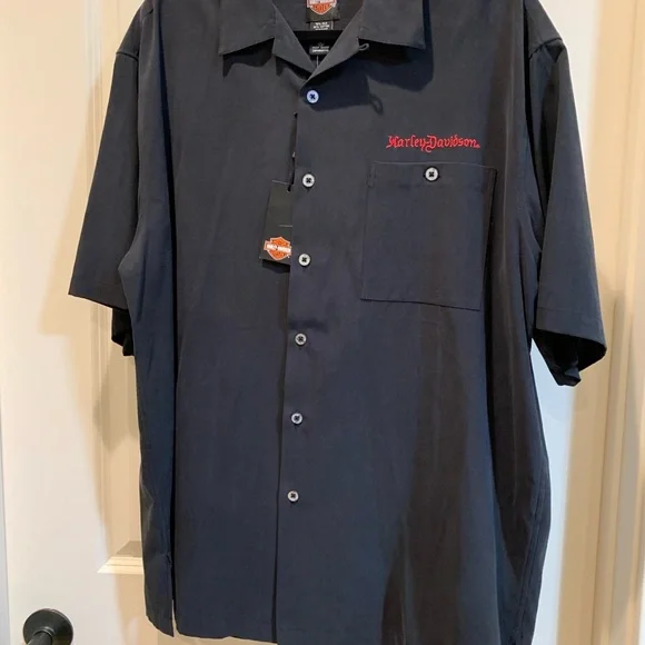 NWT Tori Richard Harley Davidson Mischief Shirt - Picture 3 of 15